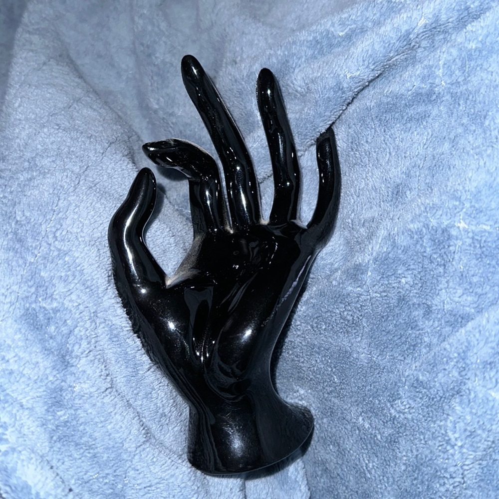 black jewelry holder